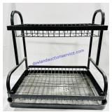 Black 2-Tiered Drying Rack