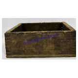 Antique Jackson, MN. Wooden Box
