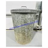 24" Galvanized Bin