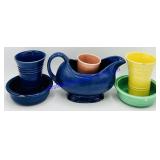 6 Fiesta Glazed Ceramic Dishes (Chips)