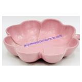 Frankoma 223 Pink Glazed Pottery Clover Dish