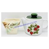 McCoy Pottery Ceramic Vase & Teapot