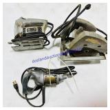 Circular Saw, Jug Saw and a Electric Drill