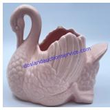 Redwing Swan Planter Has A Small Chip On Wing
