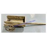 Small Antique Decorative Wood Wagon