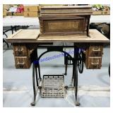 Vintage Wheeler & Wilson Sewing Machine 30x17x35"