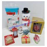 Stackable Cookie Jar, Christmas Ornaments, Decor