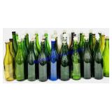 39 Unlabeled Glass Wine Bottles w/ Caps