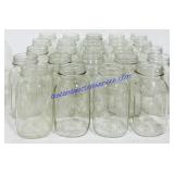 (24) 32 Oz Glass Mason Jars