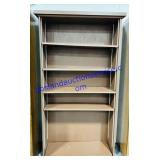 Wooden Adjustable Bookshelf 37x12x72"
