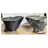 2 Metal Ash Buckets