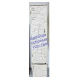 Antique Wooden Storage Cabinet 85" Tall