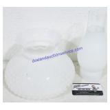 Opaque Glass Hurricane Lamp Shade