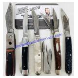 6 Small Pocket Knifes