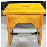 Wood Step Stool 16" Tall