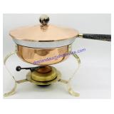 Metal Candle Warmer Fondue Pot (Loose Handle)