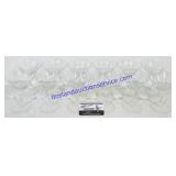 12 Pc Delicate Crystalware Martini Glass Set