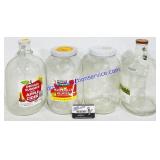 4 Glass Gallon Jars/Jugs