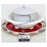 Large Ceramic Platters, Bowl, Pot
