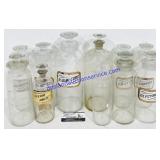 11 Glass Alchemist Jars