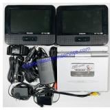 3 Car DVD Player Screens