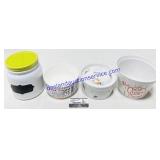 4 Ceramic Bowls/Containers