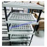 5 Tier Plastic Shelf (23x35x70")