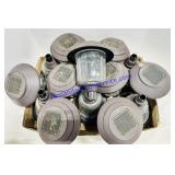 15 Solar-Powered Yard Lamps - No Stakes