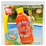 Red Hot Pool Lounger
