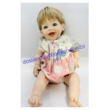 Porcelain Doll (Blue Eyes, Giraffe Dress)