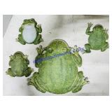 Wall-Hanging Decorative Frogs