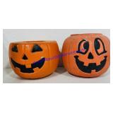 Concrete Pumpkin Planters