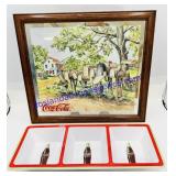 Coca-Cola Picture & Separated Serving Dish