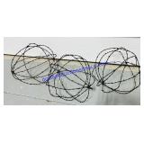 Barbed Wire Spheres, Approx. 2ft Diameter