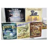 Hunting/Fishing Metal Wall Hangings Approx.