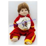 Porcelain Doll (Brown Eyes, Iowa State Outfit)