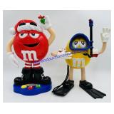 M&M Characters. Holiday Candy Dispenser and