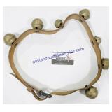 Antique Brass & Leather Reindeer Bells