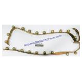 Antique Brass & Leather Reindeer Bells