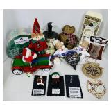 Ceramic Snowmen and Other Christmas Decorations