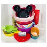 40 Plastic Cups, Bowls, & Dishes