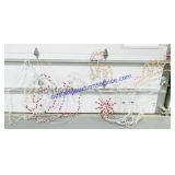 2 Large Lighted Outdoor Christmas Decorations