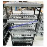 5 Tier Plastic Shelf (18x36x74")