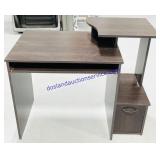 Pressboard & Vinyl Computer Desk (39.5x19.5x34",