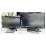 26" & 18" Working TV Screens w/ Remotes