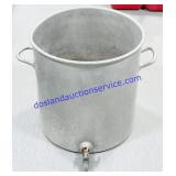 Large 15 Gallon Aluminum Water Pot w/ Spigot