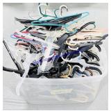 Tote of Coat Hangers