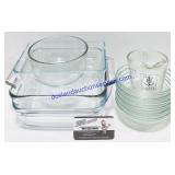 Anchor Hocking, Pyrex, & Unmarked Glass Dishes