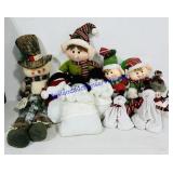 Plush Christmas Elves Decorations