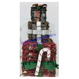 Wire Light Up Present Decoration